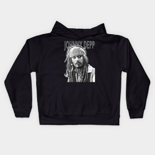 Johnny Depp Grey Kids Hoodie